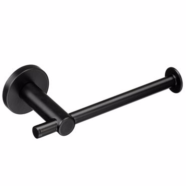 ΧΑΡΤΟΘΗΚΗ ΜΠΑΝΙΟΥ VERDI SIGMA 145x75x44mm 3030405 BLACK MAT