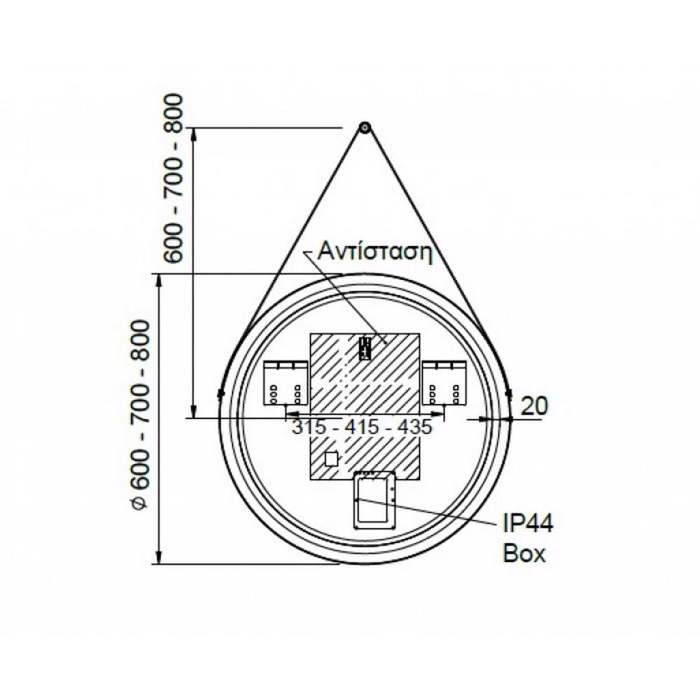 KAThREFTIS LED LUMINOR FLY 80ek FLY80