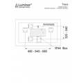 KAThREFTIS LED LUMINOR TOSCA 100x70ek TOS10070
