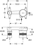 IDEAL STANDARD EDGE ESOTERIKO TMIMA ENTOIXIZOMENIS ANAMIKTIKIS MPATARIAS NIPTIROS A5948NU