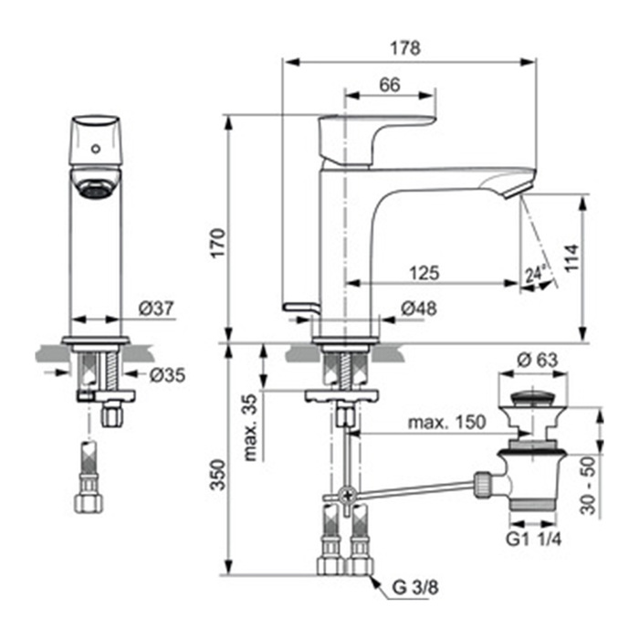 IDEAL STANDARD CONNECT AIR ΑΝΑΜΙΚΤΙΚΗ ΜΠΑΤΑΡΙΑ ΜΠΑΤΑΡΙΑ ΝΙΠΤΗΡΟΣ ΜΕ ΒΑΛΒΙΔΑ A7012GN IDEAL STANDARD CONNECT AIR ANAMIKTIKI MPATARIA MPATARIA NIPTIROS ME BALBIDA A7012GN
