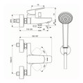 IDEAL STANDARD CERAPLAN ANAMIKTIKI MPATARIA LOuTROu ME AXESOuAR BD258AA