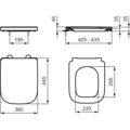 IDEAL STANDARD KAThISMA LEKANIS WRAPOVER ME MIXANISMO SOFT CLOSING T468301