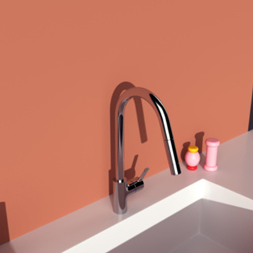 IDEAL STANDARD GUSTO ΜΠΑΤΑΡΙΑ ΚΟΥΖΙΝΑΣ ΜΕ ΨΗΛΟ ΡΟΥΞΟΥΝΙ BD416AA