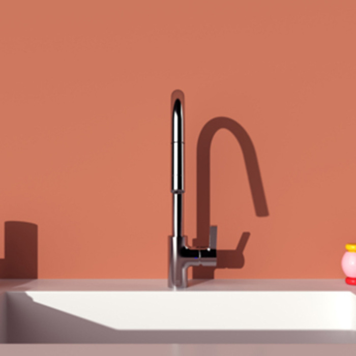 IDEAL STANDARD GUSTO ΜΠΑΤΑΡΙΑ ΚΟΥΖΙΝΑΣ ΜΕ ΨΗΛΟ ΡΟΥΞΟΥΝΙ BD416AA IDEAL STANDARD GUSTO MPATARIA KOuZINAS ME PsILO ROuXOuNI BD416AA