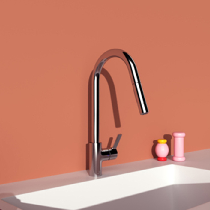 IDEAL STANDARD GUSTO ΜΠΑΤΑΡΙΑ ΚΟΥΖΙΝΑΣ ΜΕ ΨΗΛΟ ΡΟΥΞΟΥΝΙ BD416AA IDEAL STANDARD GUSTO MPATARIA KOuZINAS ME PsILO ROuXOuNI BD416AA