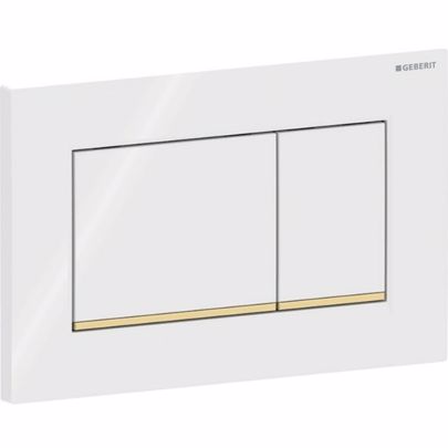 ΠΛΑΚΕΤΑ ΧΕΙΡΙΣΜΟΥ GEBERIT SIGMA 30 115.883.KK.1 WHITE/GLOSSY