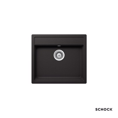 ΓΡΑΝΙΤΕΝΙΟΣ ΝΕΡΟΧΥΤΗΣ ΚΟΥΖΙΝΑΣ SCHOCK MANHATTAN  57x51εκ. 30060-1401 NERO ΕΝΘΕΤΟΣ