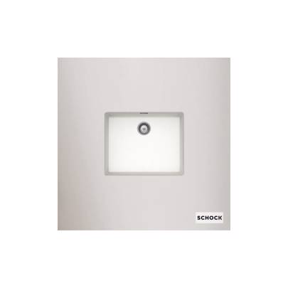 ΓΡΑΝΙΤΕΝΙΟΣ ΝΕΡΟΧΥΤΗΣ ΚΟΥΖΙΝΑΣ SCHOCK MANHATTAN  55.6x45.6εκ. 30060U-1301 ALPINA/SUPERWHITE ΕΝΘΕΤΟΣ