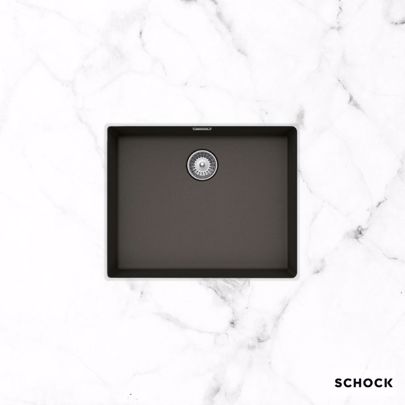 ΓΡΑΝΙΤΕΝΙΟΣ ΝΕΡΟΧΥΤΗΣ ΚΟΥΖΙΝΑΣ SCHOCK MANHATTAN  55.6x45.6εκ. 30060U-1421 ASPHALT ΕΝΘΕΤΟΣ