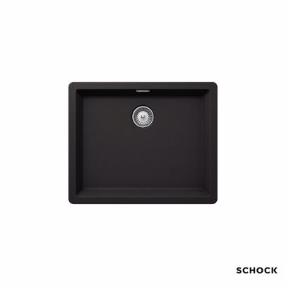 ΓΡΑΝΙΤΕΝΙΟΣ ΝΕΡΟΧΥΤΗΣ ΚΟΥΖΙΝΑΣ SCHOCK MANHATTAN  55.6x45.6εκ. 30060U-1401 NERO ΕΝΘΕΤΟΣ