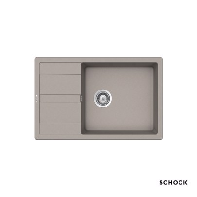 ΓΡΑΝΙΤΕΝΙΟΣ ΝΕΡΟΧΥΤΗΣ ΚΟΥΖΙΝΑΣ SCHOCK MANHATTAN  77x50εκ. 30180-1451 CONCRETE BETON ΕΝΘΕΤΟΣ