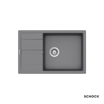 ΓΡΑΝΙΤΕΝΙΟΣ ΝΕΡΟΧΥΤΗΣ ΚΟΥΖΙΝΑΣ SCHOCK MANHATTAN  77x50εκ. 30180-1441 CROMA ΕΝΘΕΤΟΣ