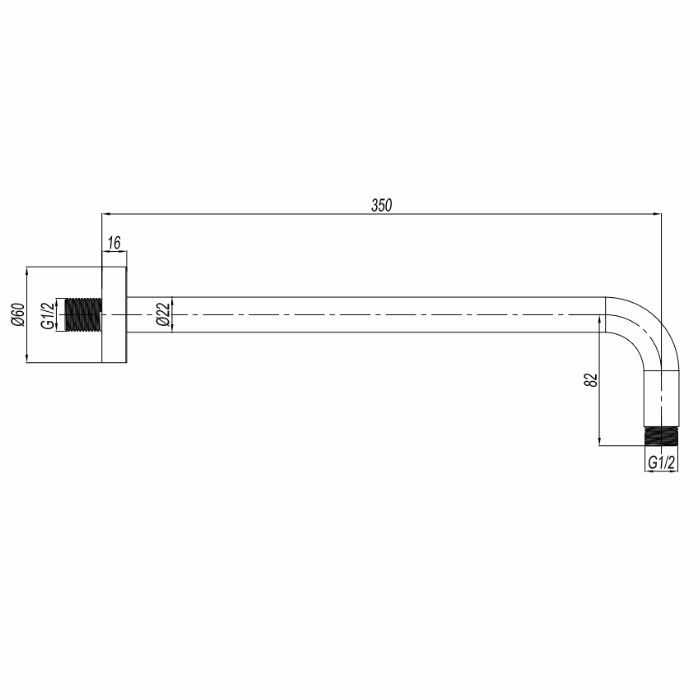BRAXIONAS TOIXOu ME ANAKLINOMENI KEFALI LA TORRE ELLE 316 BLACK BRUSHED PVD N50025-411+N13500-411