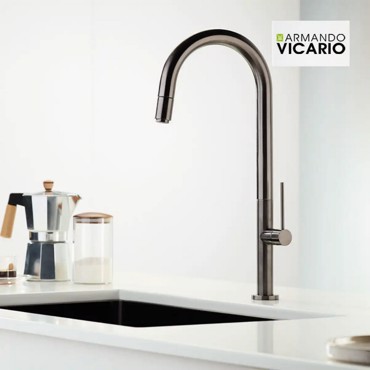 ARMANDO VICARIO ΜΠΑΤΑΡΙΑ ΚΟΥΖΙΝΑΣ TOZO 48780-410 BLACK BRUSHED