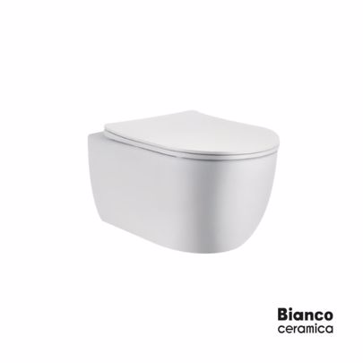 ΛΕΚΑΝΗ BIANCO CERAMICA MAYA MY 110 RIMLESS ΚΡΕΜΑΣΤΗ 49 CM MY11000SC-300