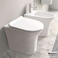 LEKANI BIANCO CERAMICA AIDA AD 130 RIMLESS uP BACK TO WALL 52CM AD13000SC-300
