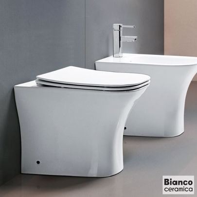 ΛΕΚΑΝΗ BIANCO CERAMICA DELIA DL 130 RIMLESS ΥΠ BACK TO WALL 52CM DL13000SC-300