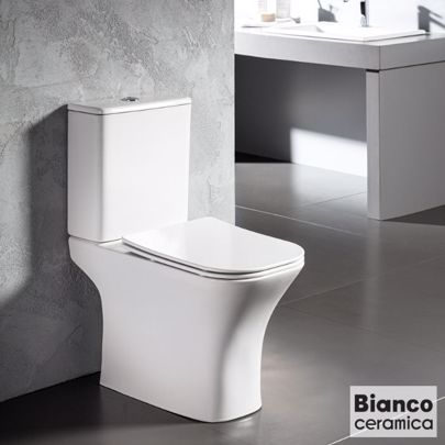 ΛΕΚΑΝΗ BIANCO CERAMICA DELIA DL 120 RIMLESS ΧΠ 65CM DL12000SC-300