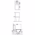 LEKANI BIANCO CERAMICA DELIA DL 120 RIMLESS XP 65CM DL12000SC-300