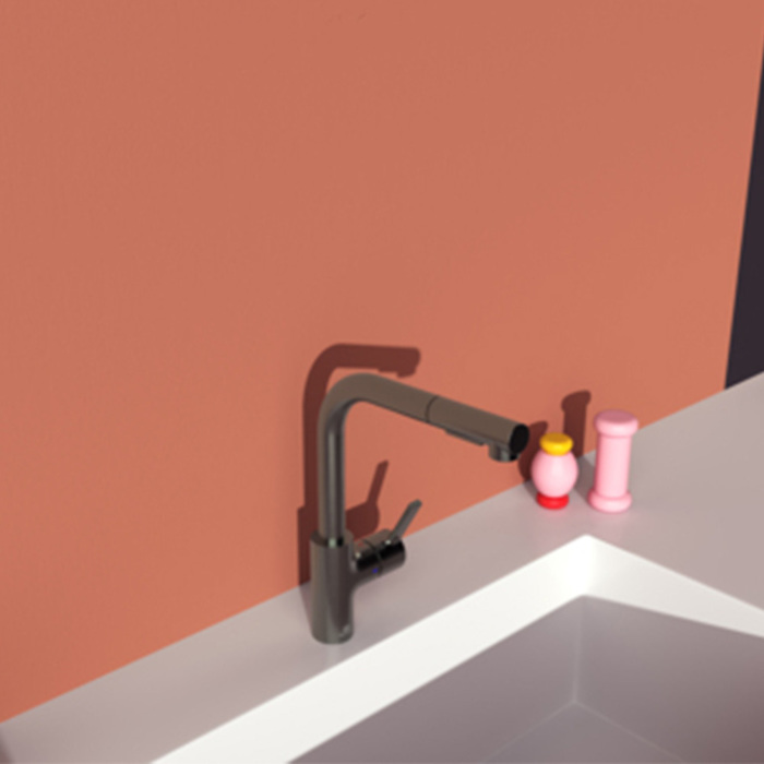 IDEAL STANDARD GUSTO ΜΠΑΤΑΡΙΑ ΚΟΥΖΙΝΑΣ ΜΕ ΨΗΛΟ ΡΟΥΞΟΥΝΙ MAGNETIC GREY BD420A5 IDEAL STANDARD GUSTO MPATARIA KOuZINAS ME PsILO ROuXOuNI MAGNETIC GREY BD420A5