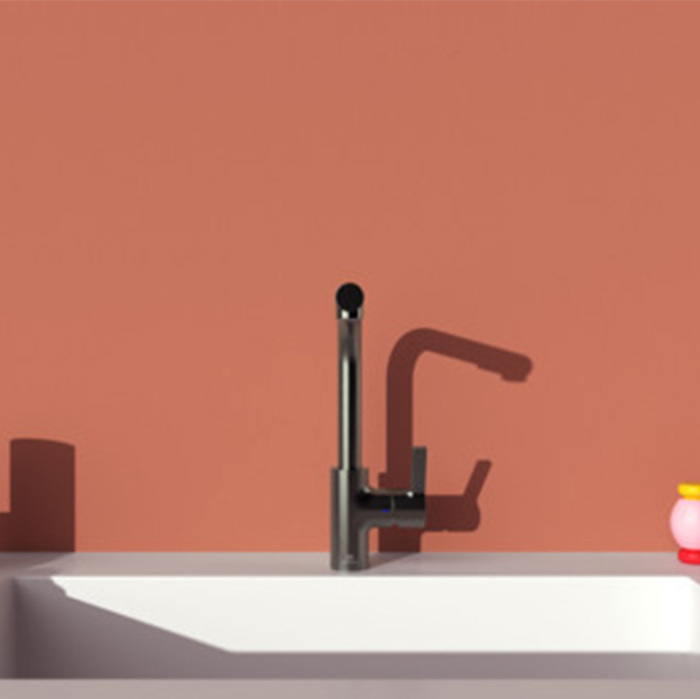 IDEAL STANDARD GUSTO ΜΠΑΤΑΡΙΑ ΚΟΥΖΙΝΑΣ ΜΕ ΨΗΛΟ ΡΟΥΞΟΥΝΙ MAGNETIC GREY BD420A5 IDEAL STANDARD GUSTO MPATARIA KOuZINAS ME PsILO ROuXOuNI MAGNETIC GREY BD420A5