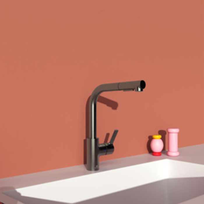 IDEAL STANDARD GUSTO ΜΠΑΤΑΡΙΑ ΚΟΥΖΙΝΑΣ ΜΕ ΨΗΛΟ ΡΟΥΞΟΥΝΙ MAGNETIC GREY BD420A5 IDEAL STANDARD GUSTO MPATARIA KOuZINAS ME PsILO ROuXOuNI MAGNETIC GREY BD420A5