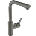 IDEAL STANDARD GUSTO MPATARIA KOuZINAS ME PsILO ROuXOuNI MAGNETIC GREY BD420A5
