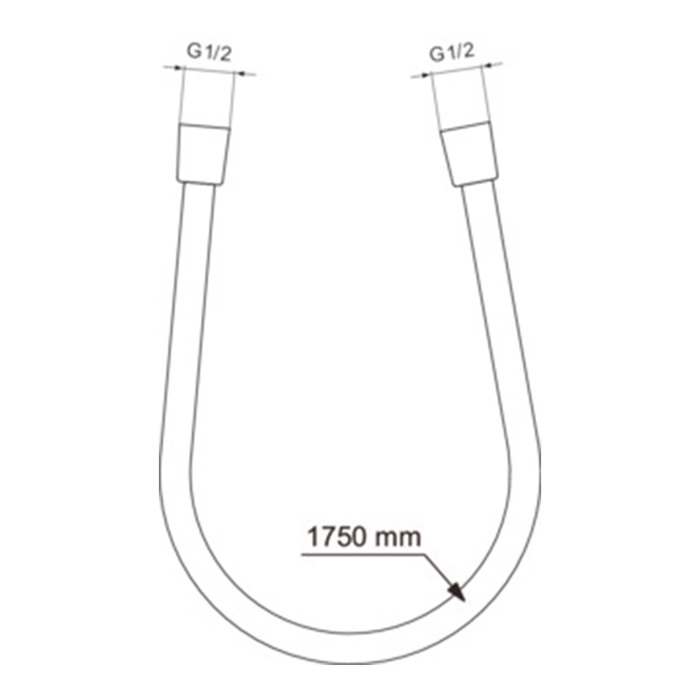IDEAL STANDARD SPIRA 175cm BE175A5