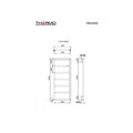 ThERMAINOMENI PETSETOKREASTRA MPANIOu  TEMPO 120x50 BLACK BRUSHED PVD