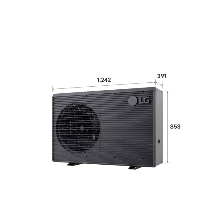 LG ANTLIA ThERMOTITAS R32 MONOBLOC S II. 1Ø. 5kW - HM051MRS.UA40