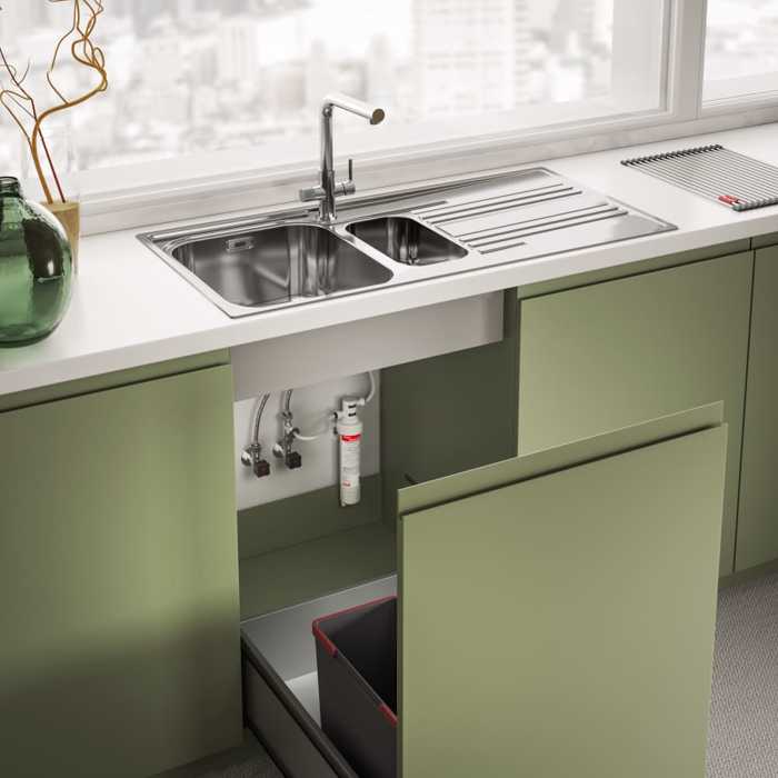 FRANKE MPATARIA KOuZINAS LINA CLEAR WATER SMART CHROME 120.0730.779