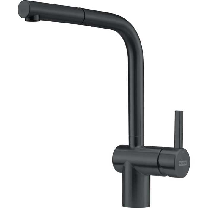 FRANKE MPATARIA KOuZINAS ATLAS NEO MARIS NTOuS INDUSTRIAL BLACK 115.0550.427