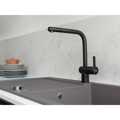 FRANKE MPATARIA KOuZINAS ATLAS NEO MARIS NTOuS INDUSTRIAL BLACK 115.0550.427