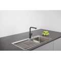 FRANKE MPATARIA KOuZINAS MYTHOS STEEL BLACK 115.0550.442