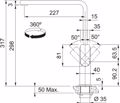 FRANKE MPATARIA KOuZINAS MYTHOS STEEL BLACK 115.0550.441