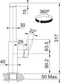FRANKE MPATARIA KOuZINAS MYTHOS STEEL BLACK 115.0550.441