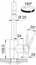 FRANKE MPATARIA KOuZINAS EOS NEO U MARIS INOX 115.0529.202