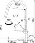 FRANKE MPATARIA KOuZINAS ATLAS NEO J MARIS INOX 115.0590.047
