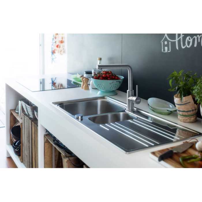 FRANKE MPATARIA KOuZINAS SMART GLENDA SMART INOX 115.0706.985
