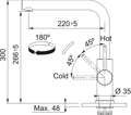 FRANKE MPATARIA KOuZINAS SMART GLENDA SMART INOX 115.0706.985