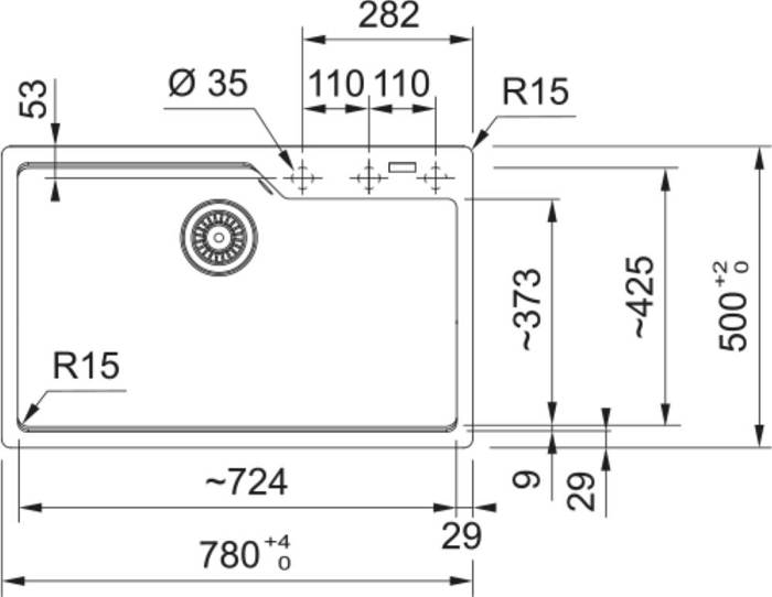 FRANKE NEROXuTIS URBAN ENThETOS MARIS UBG 610-78 POLAR WHITE