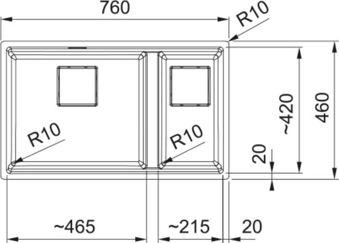 FRANKE NEROXuTIS KUBUS 2 uPOKAThIMENOS MYTHOS KNG 120 POLAR WHITE