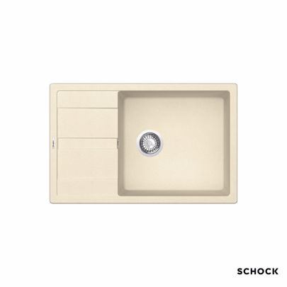 ΓΡΑΝΙΤΕΝΙΟΣ ΝΕΡΟΧΥΤΗΣ ΚΟΥΖΙΝΑΣ SCHOCK MANHATTAN  77x50εκ. 30180-1321 VANILLA ΕΝΘΕΤΟΣ