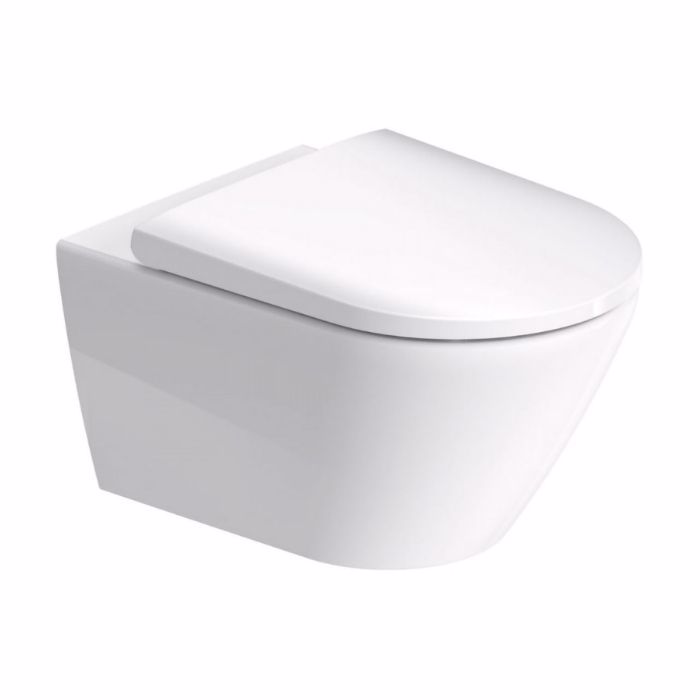 LEKANI DURAVIT D-NEO 54 cm  RIMLESS LEuKO GALISTERO SET 55770900A1