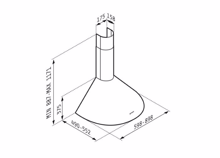 APORROFITIRAS TOIXOu PYRAMIS KAMINADA STROGuLI 90ek. 065017901 ANOXEIDOTO