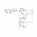 IDEAL STANDARD JOY-NEO ENTOIXIZOMENI MPATARIA NIPTIRA ME ROuXOuNI 210mm XROME BD154AA