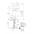 IDEAL STANDARD EXTRA ANAMIKTIKI MPATARIA NIPTIRA 1 OPIS ME METALLIKI AuTOMATI BALBIDA MAGNETIC GREY BD500A5