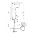 IDEAL STANDARD LA DOLCE VITA MPATARIA NIPTIRA ME METALLIKI BALBIDA XROME BD653AA