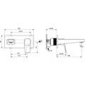 IDEAL STANDARD CERAPLAN ENTOIXIZOMENI ANAMIKTIKI MPATARIA NIPTIRA XROME BD244AA